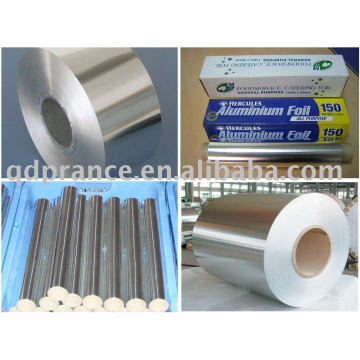 papel de aluminio de embalaje flexible